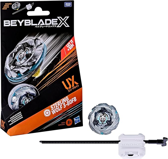 Beyblade X Sterling Wolf 3-80FB UX Starter Pack Set
