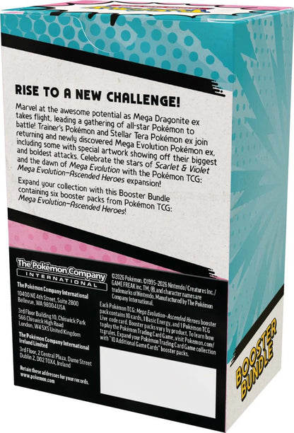 Pokemon Ascended Heroes Booster Bundle