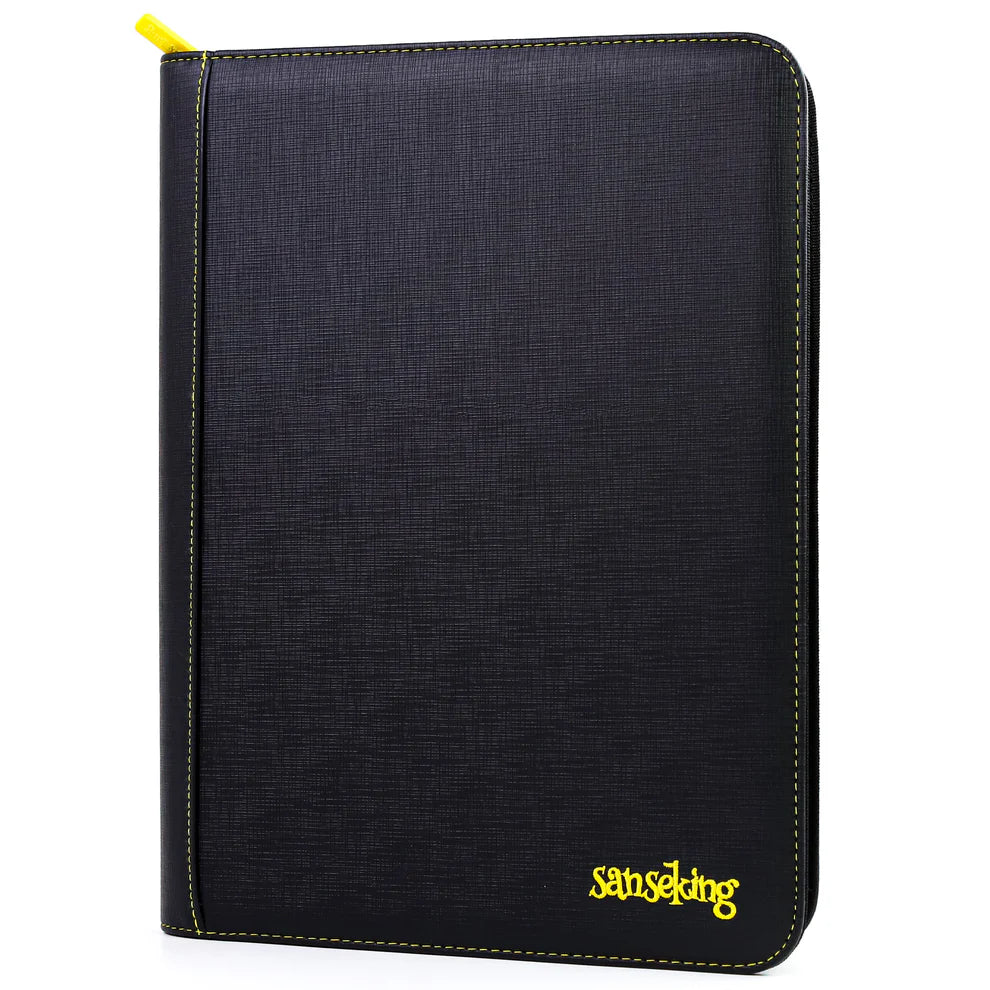 SanseKing Black Grid 4/9/12 PU Binder
