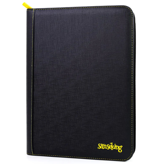SanseKing Black Grid 4/9/12 PU Binder